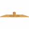Ekena Millwork Portland Rough Sawn Timber Gable Bracket, Western Red Cedar, 60"W x 15"H x 2"D x 6"F, 6/12 Pitch GBW060X15X0206POR00RWR - alternate 3